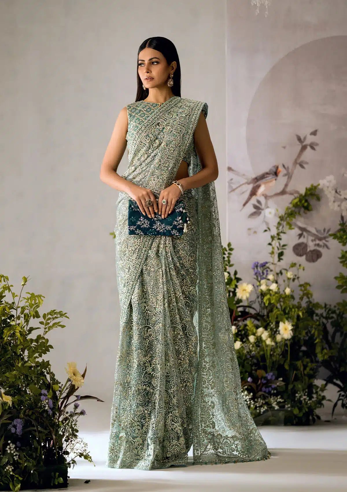 Aik Atelier | The Sari Edit | 01 -  Aik Atelier Formal - Original Designer Dress - House of Maryam