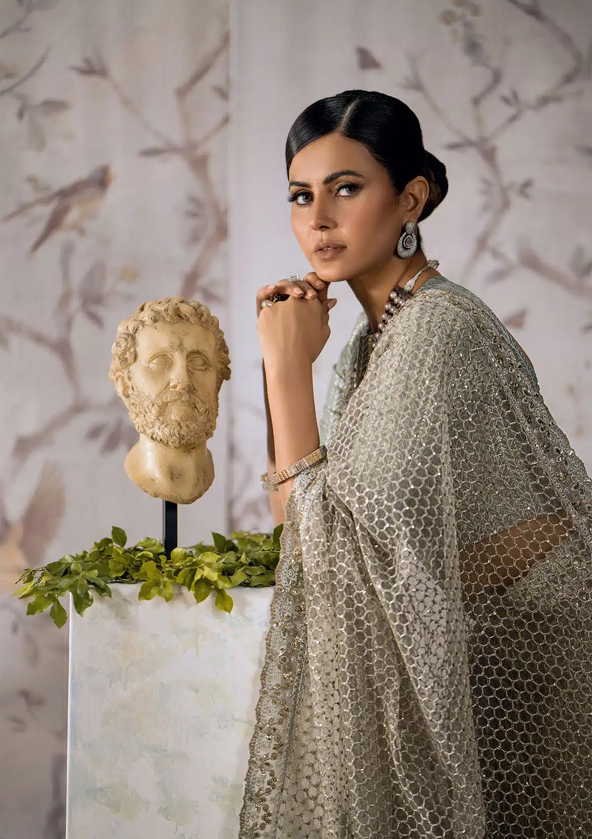 Aik Atelier | The Sari Edit | 03 -  Aik Atelier Formal - Original Designer Dress - House of Maryam