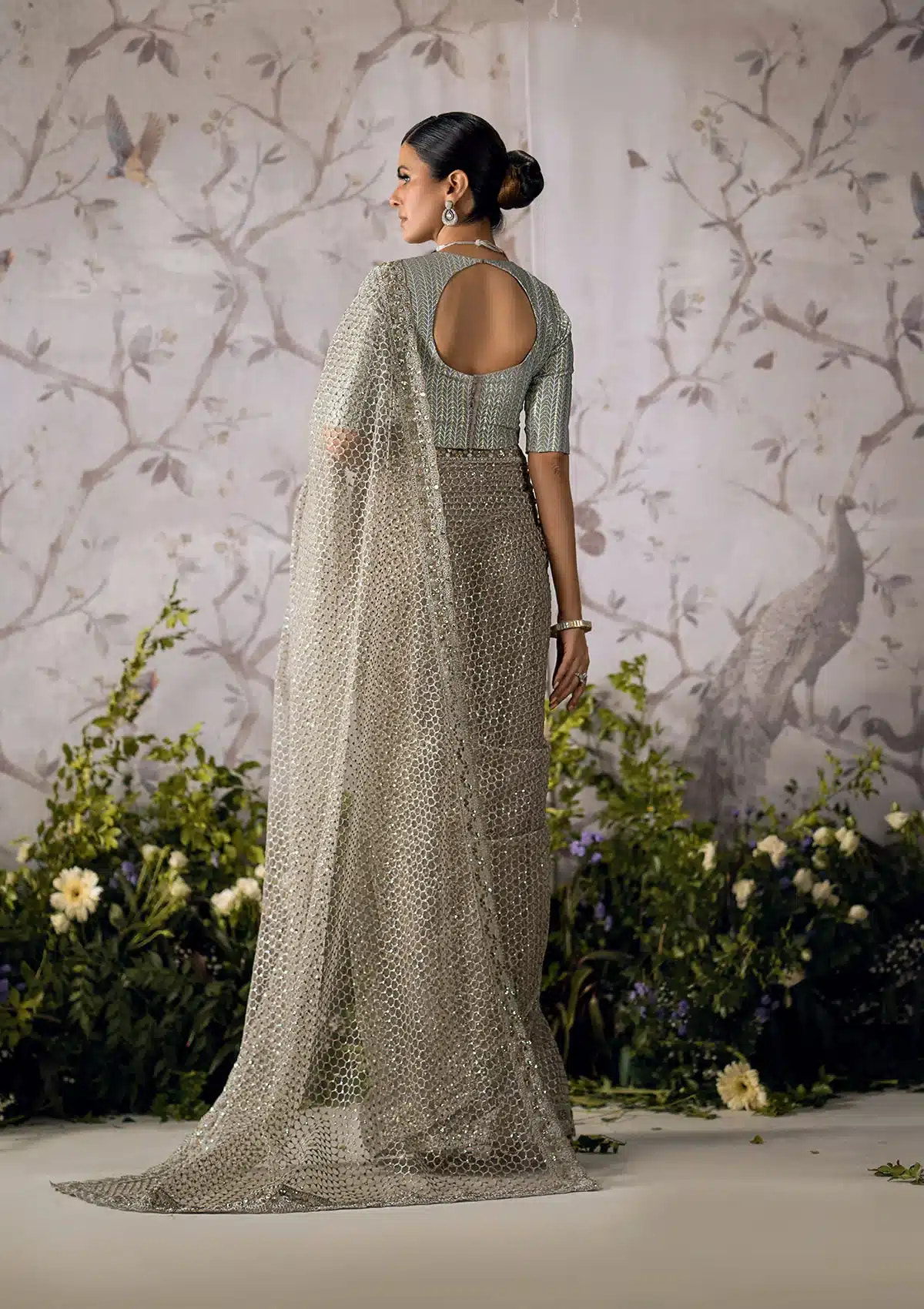 Aik Atelier | The Sari Edit | 03 -  Aik Atelier Formal - Original Designer Dress - House of Maryam