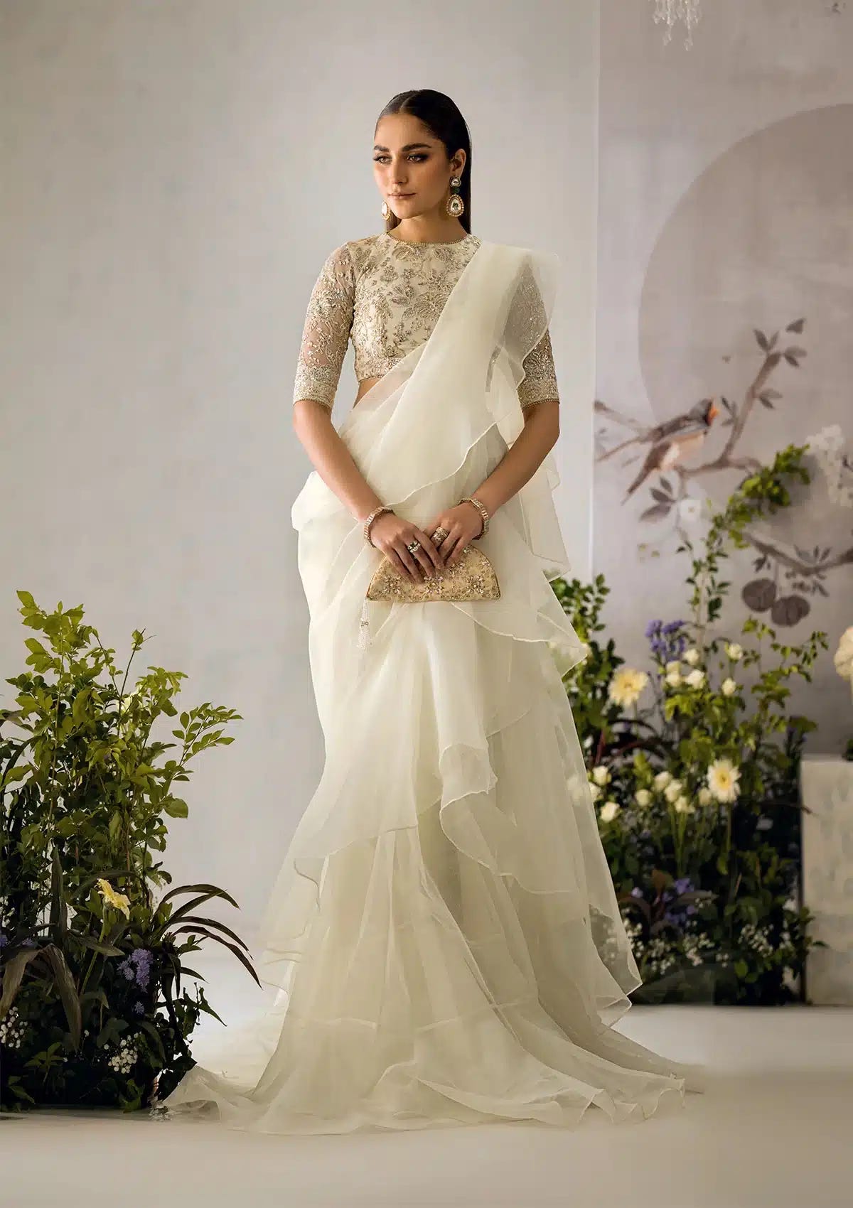 Aik Atelier | The Sari Edit | 07 -  Aik Atelier Formal - Original Designer Dress - House of Maryam