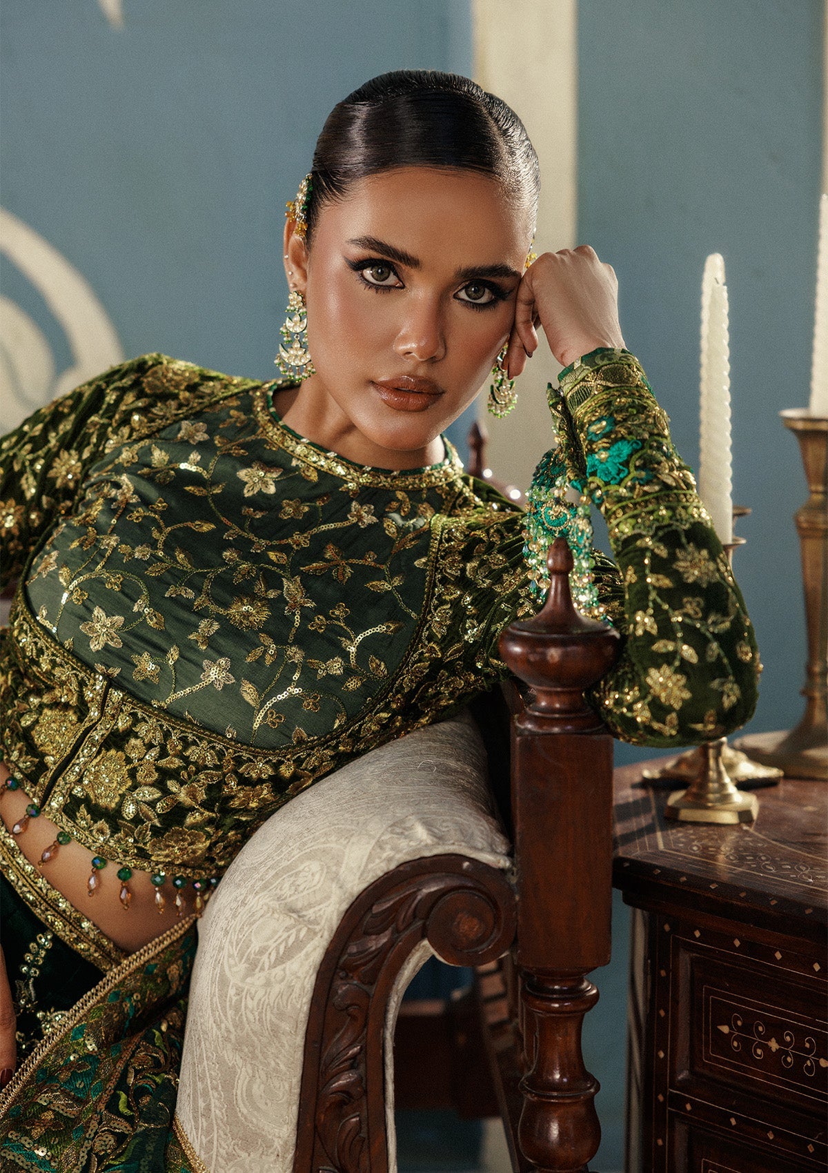Aik Atelier | Udaipur Velvet 25 | LOOK 02, image 6