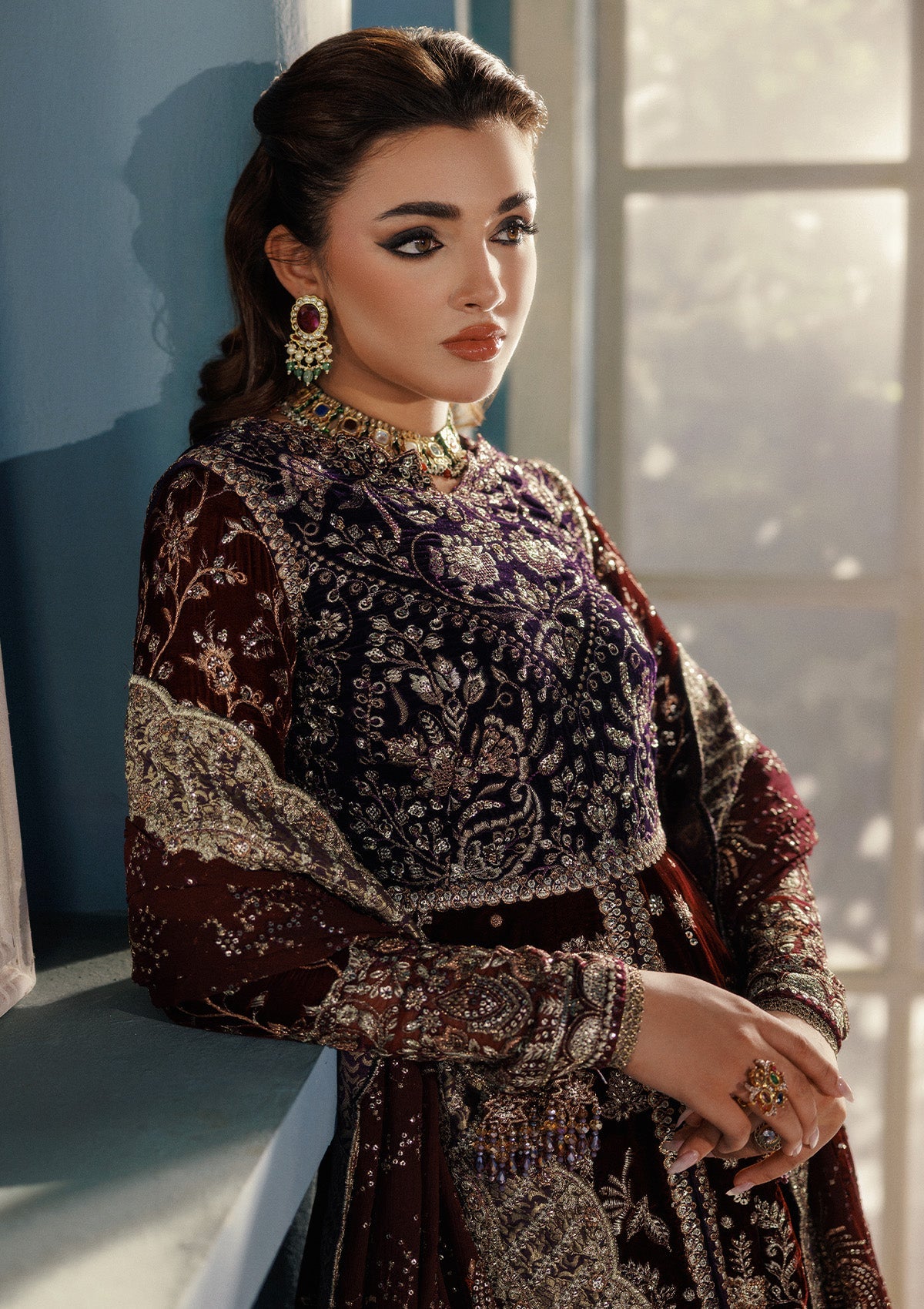 Aik Atelier | Udaipur Velvet 25 | LOOK 03, image 6