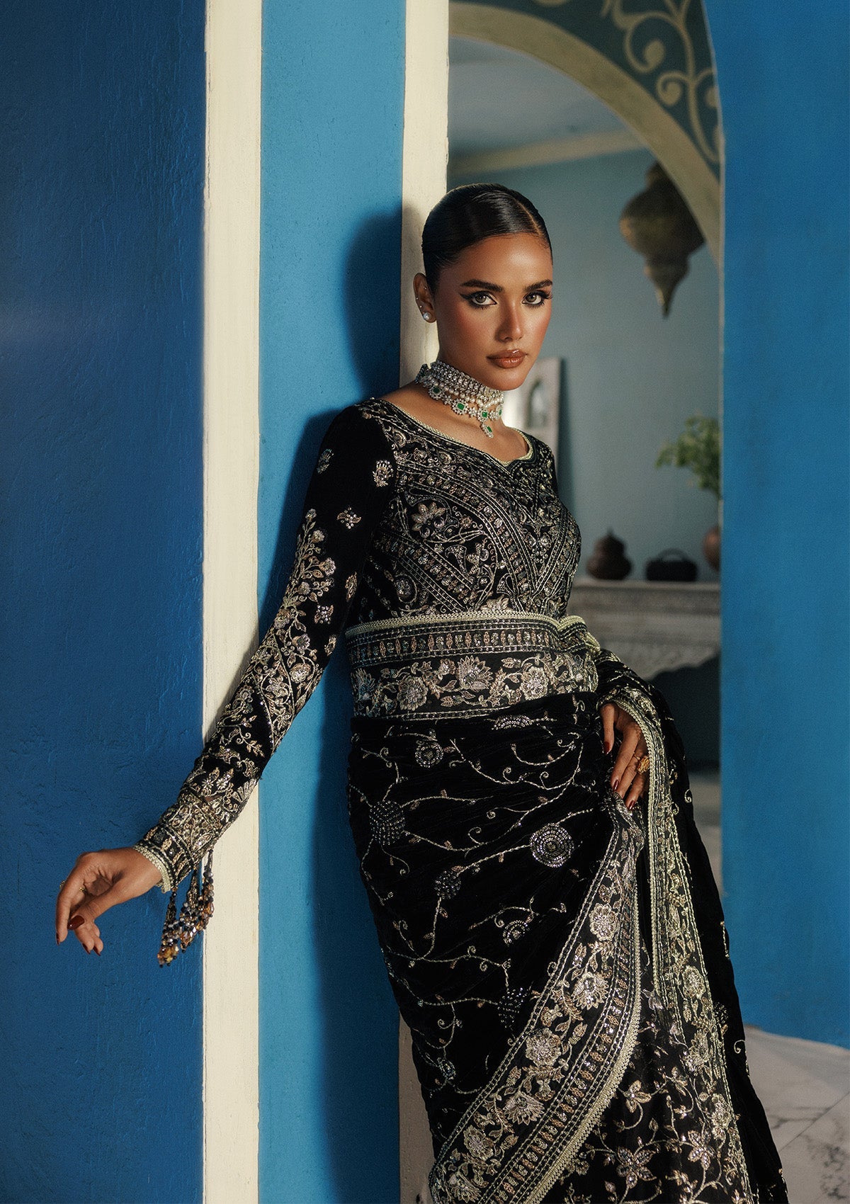 Aik Atelier | Udaipur Velvet 25 |  LOOK 04, image 4
