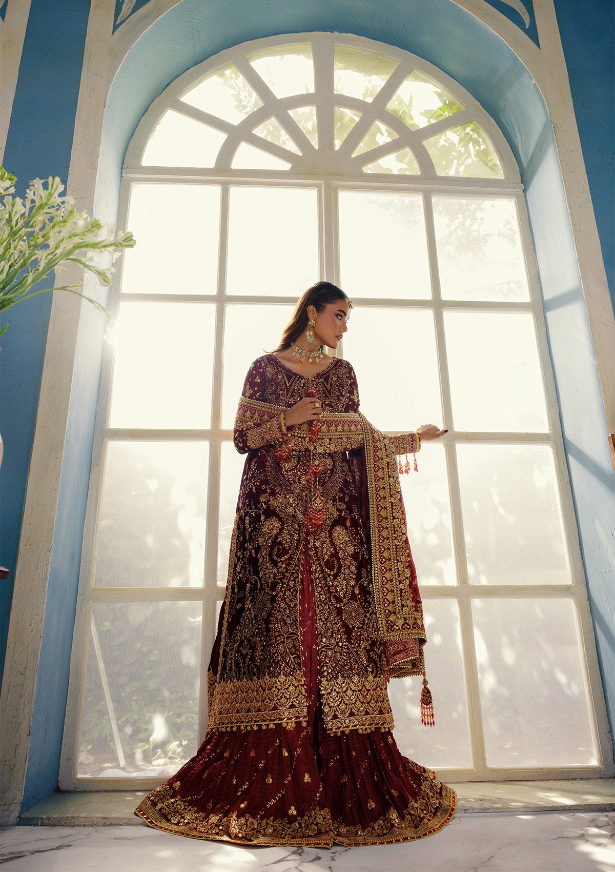 Aik Atelier | Udaipur Velvet 25 |  LOOK 05, image 4