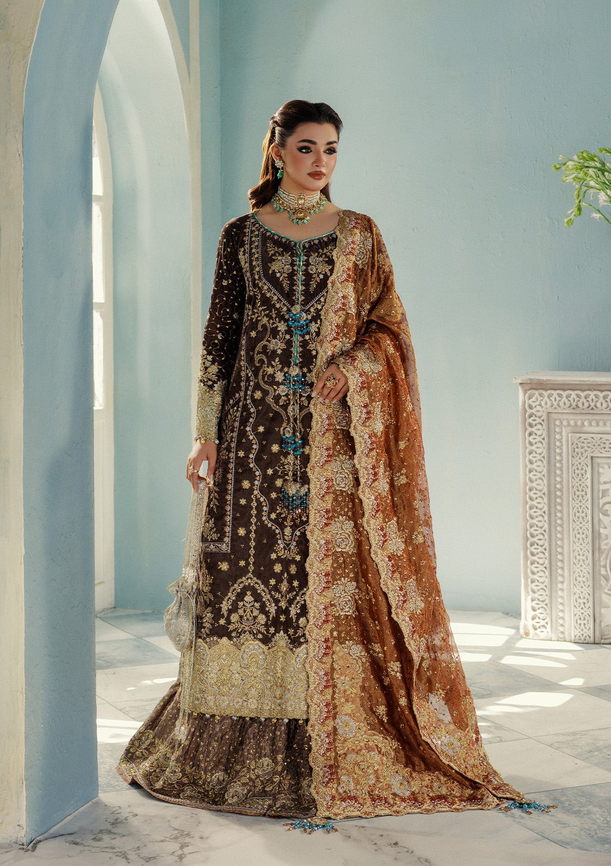 Aik Atelier Look 07 embroidered velvet formal suit
