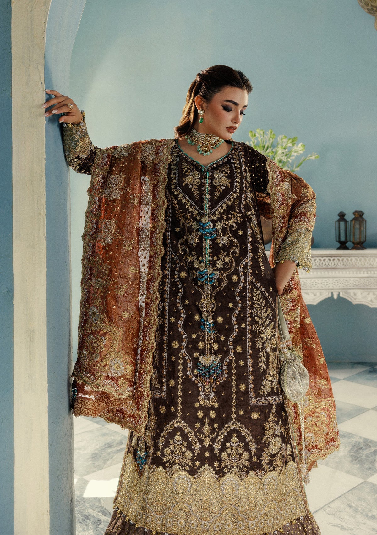 Aik Atelier Look 07 embroidered velvet formal suit, photo 5