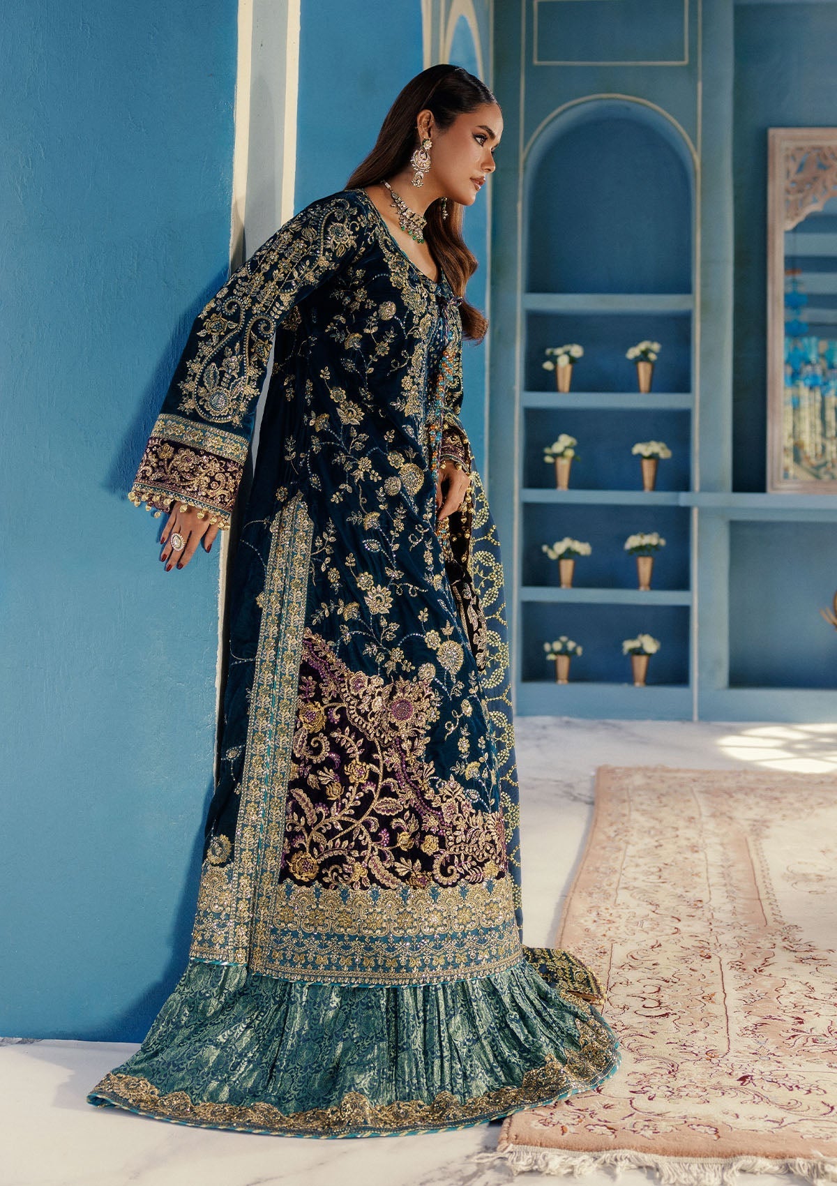 Aik Atelier | Udaipur Velvet 25 | LOOK 08-3