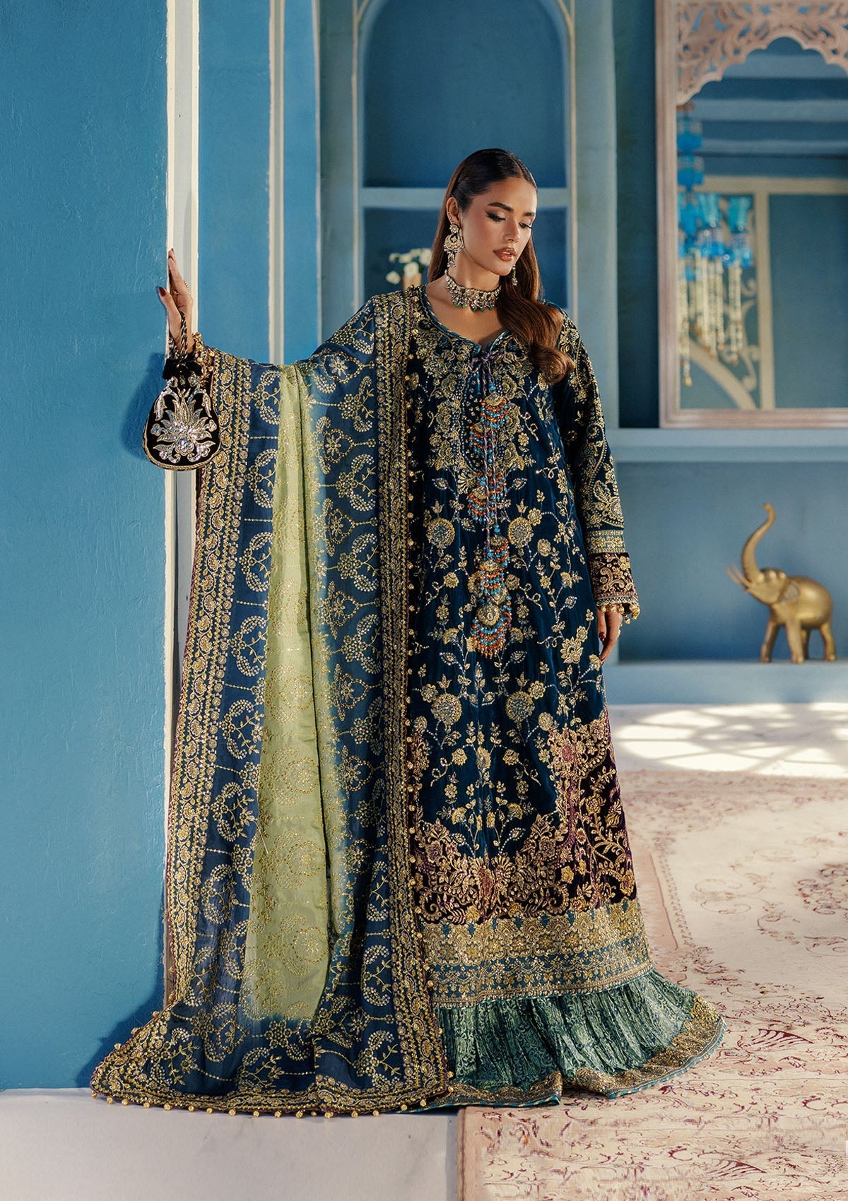 Aik Atelier | Udaipur Velvet 25 | LOOK 08, image 4