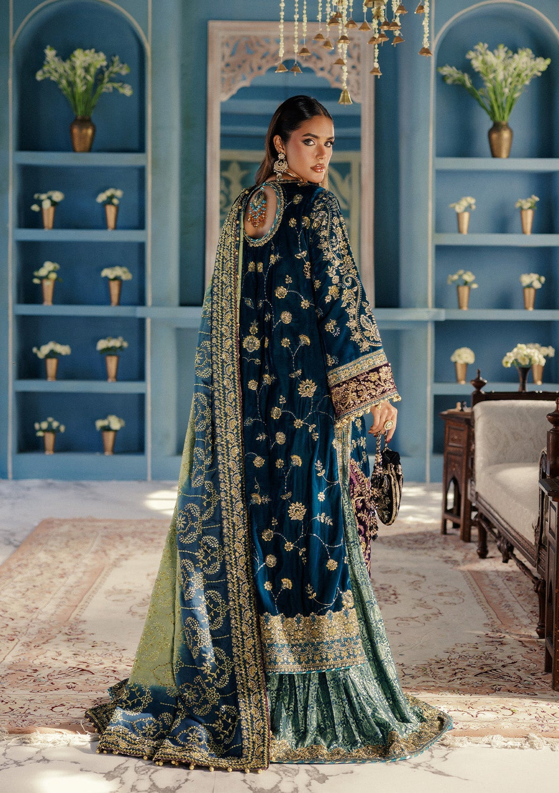 Aik Atelier | Udaipur Velvet 25 | LOOK 08
