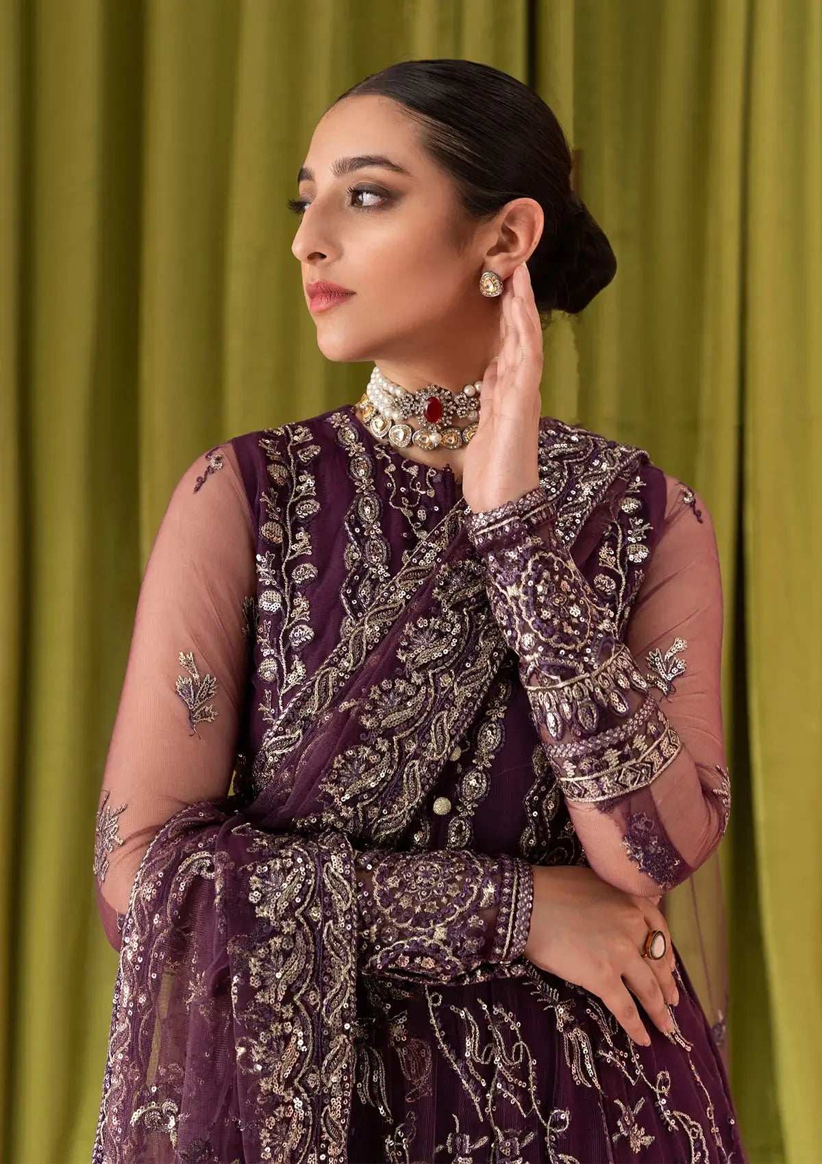 Aik Atelier | Formals Collection | LOOK 01 -  Aik Atelier Formal - Original Designer Dress - House of Maryam