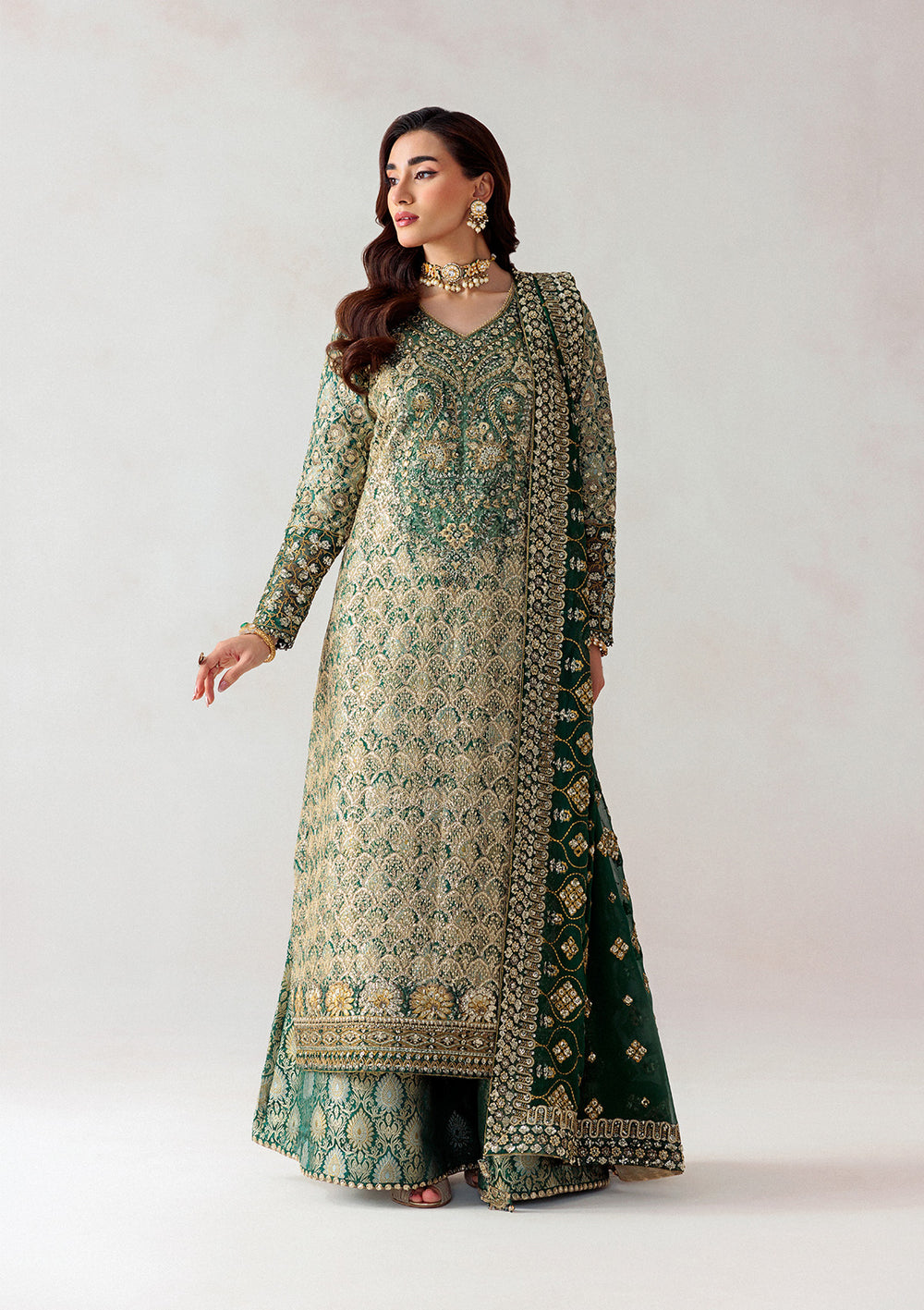 Aik Atelier | Formals 25 |01 -  Aik Atelier Ladies Clothes - Original Designer Dress - House of Maryam