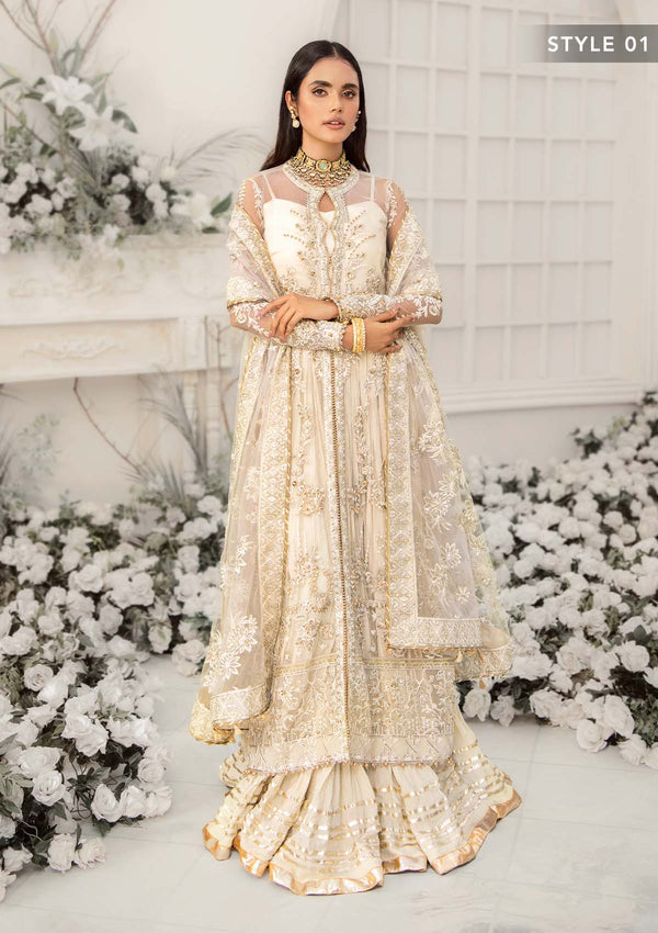 Aik Atelier WF Look 06 ivory embellished net formal suit, photo 2