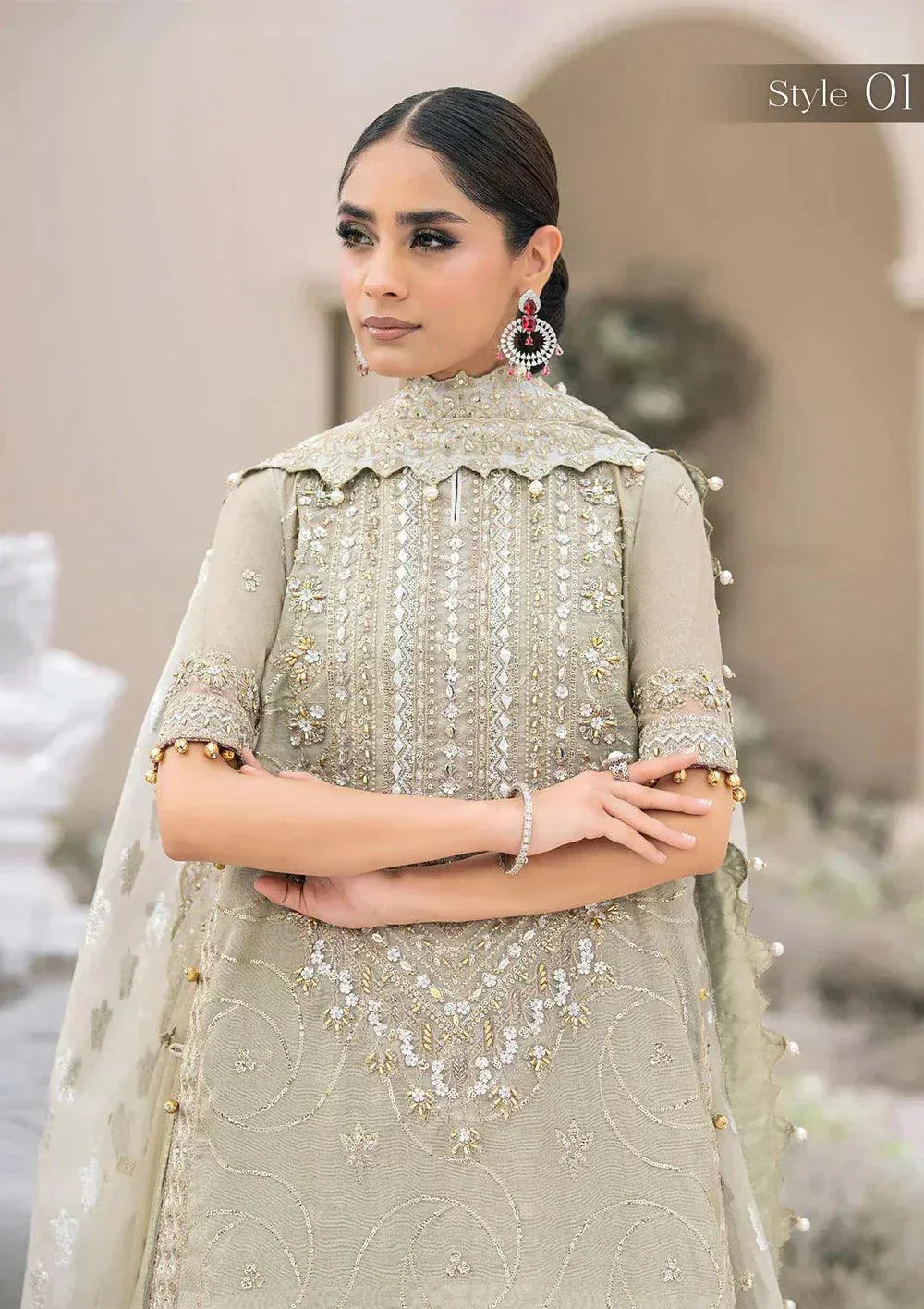 Aik Atelier | Wedding Festive 23 | 04 by Designer Aik Atelier - House of Maryam - Pakistani Designer Ethnic Wear in {{ shop.shopifyCountryName }}