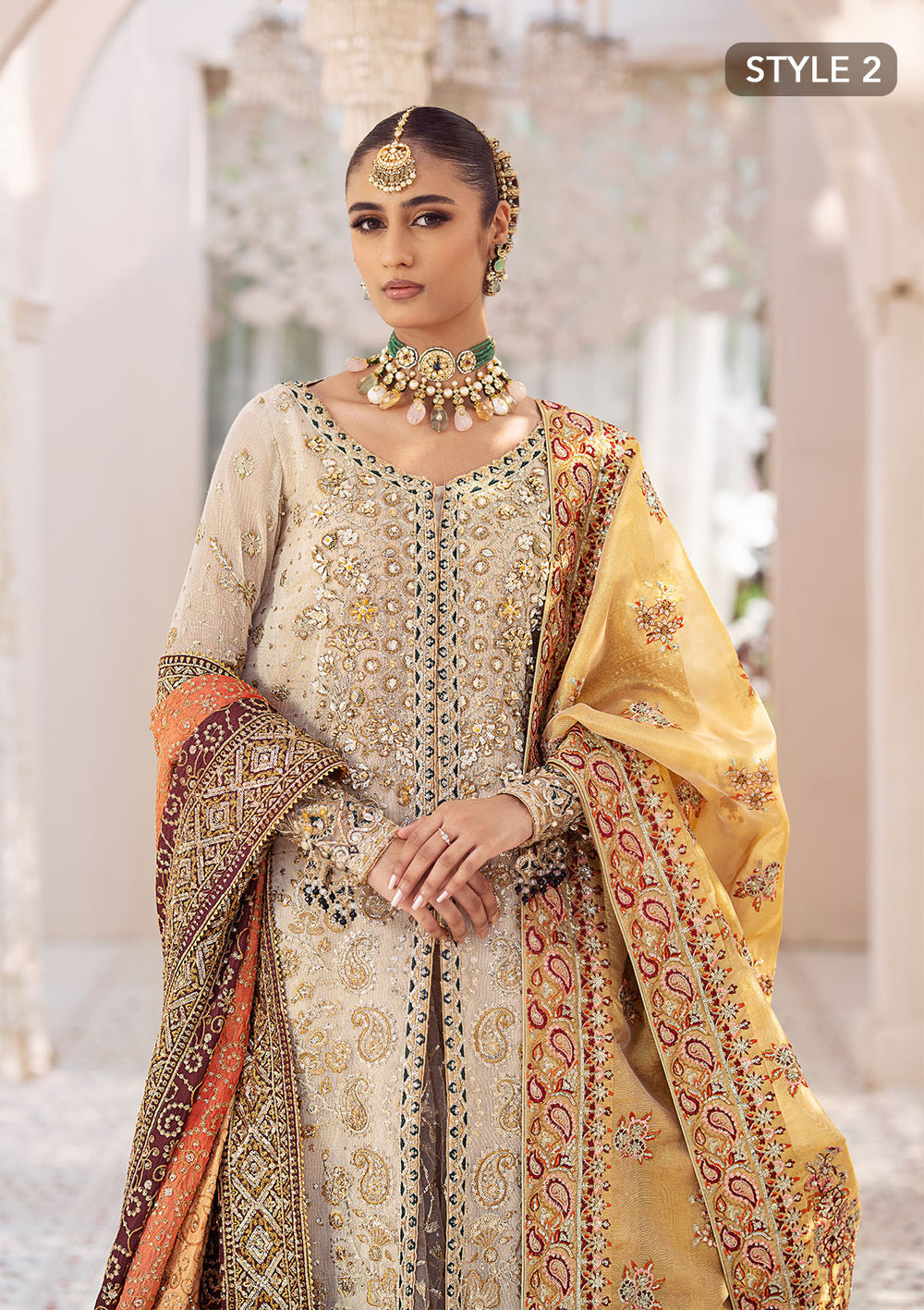 Aik Atelier | Wedding Festive 24 | LOOK 01 by Designer Aik Atelier - House of Maryam - Pakistani Designer Ethnic Wear in {{ shop.shopifyCountryName }}