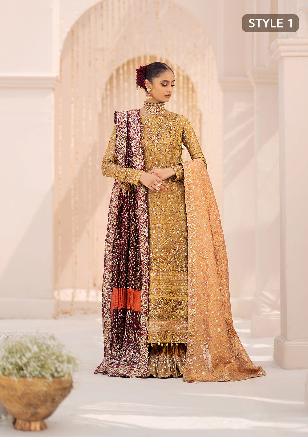 Aik Atelier | Wedding Festive 24 | LOOK 02 -  Aik Atelier Bridal - Original Designer Dress - House of Maryam