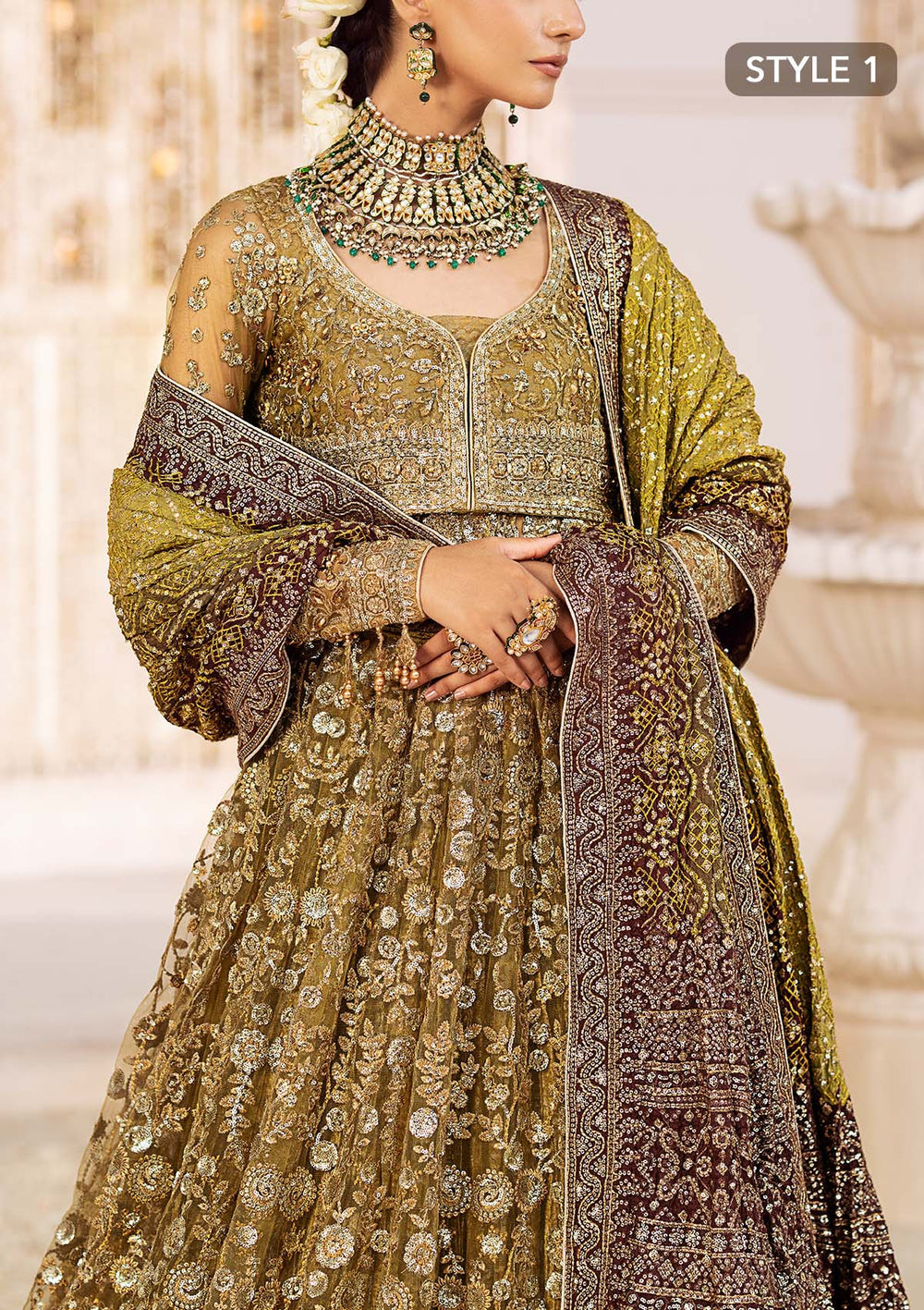 Aik Atelier | Wedding Festive 24 | LOOK 04 -  Aik Atelier Bridal - Original Designer Dress - House of Maryam