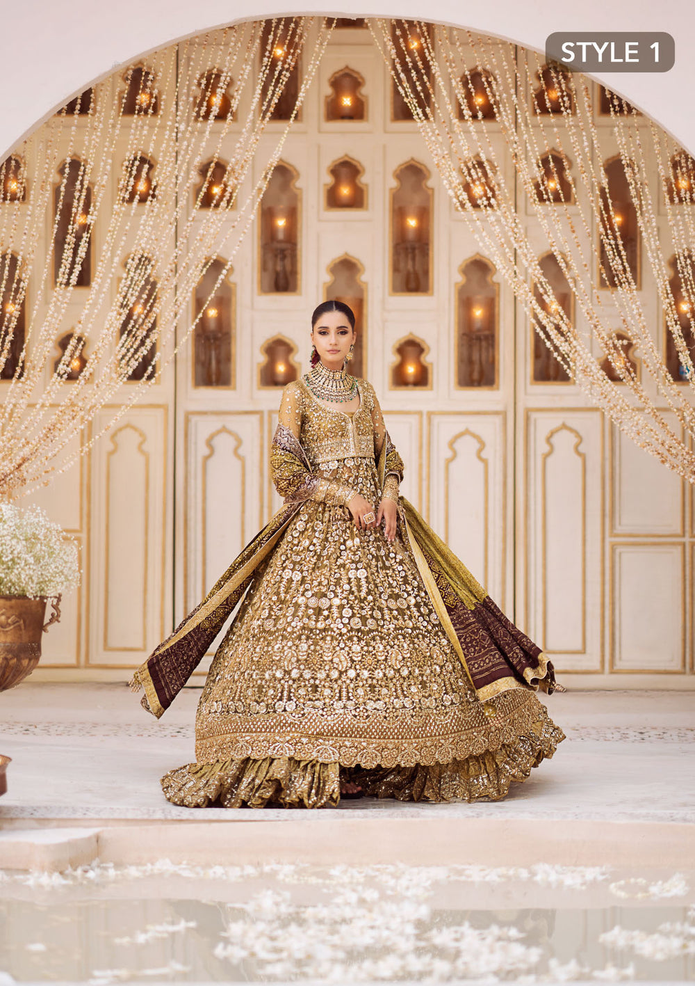 Aik Atelier | Wedding Festive 24 | LOOK 04 -  Aik Atelier Bridal - Original Designer Dress - House of Maryam
