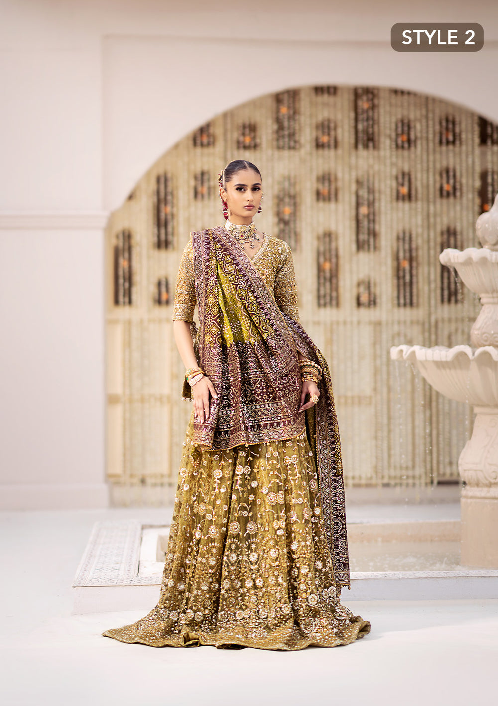 Aik Atelier | Wedding Festive 24 | LOOK 04 by Designer Aik Atelier - House of Maryam - Pakistani Designer Ethnic Wear in {{ shop.shopifyCountryName }}