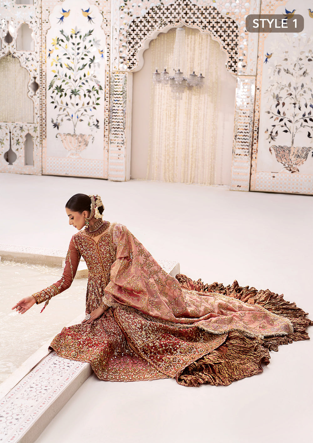 Aik Atelier | Wedding Festive 24 | LOOK 08 -  Aik Atelier Bridal - Original Designer Dress - House of Maryam