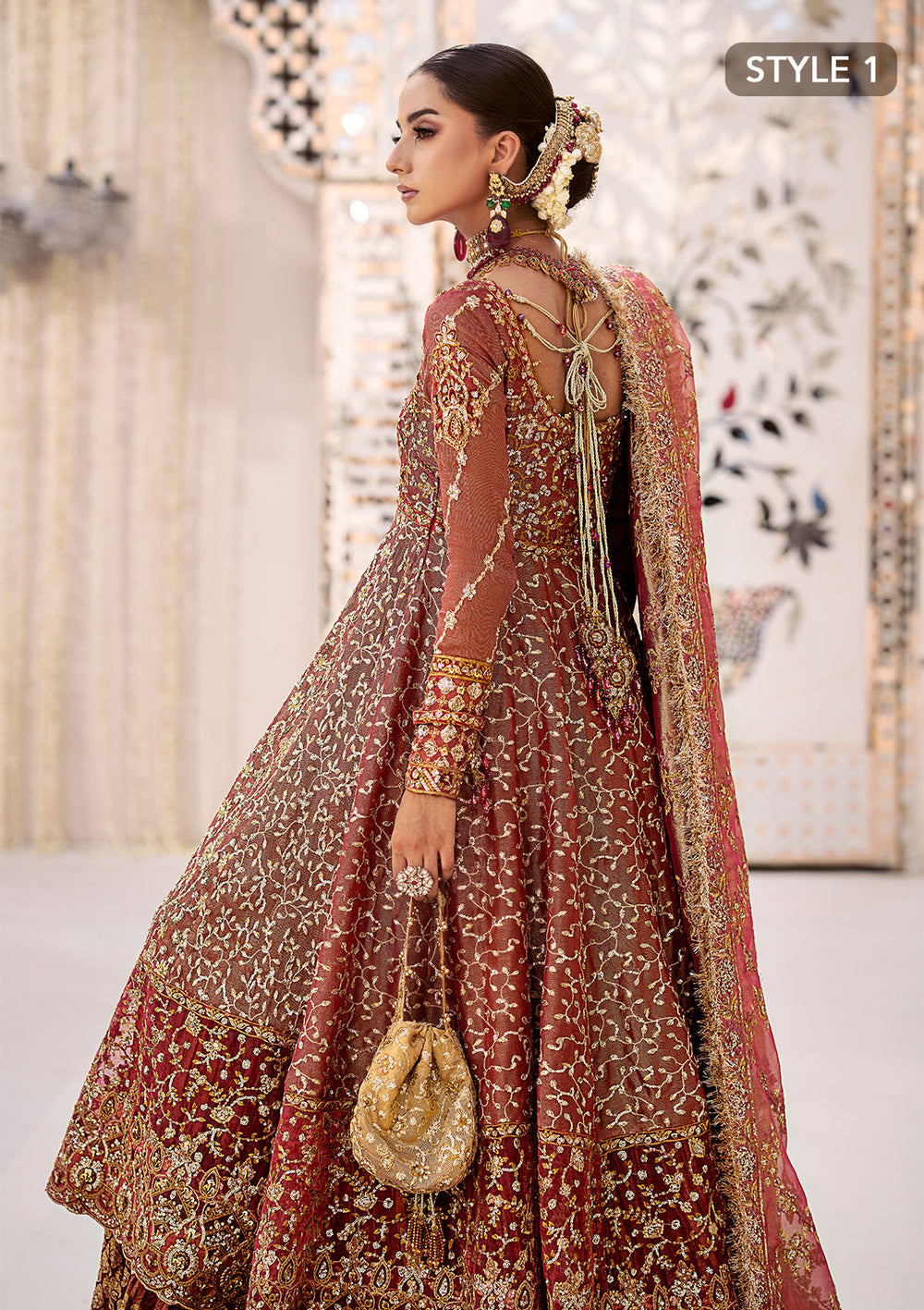 Aik Atelier | Wedding Festive 24 | LOOK 08 -  Aik Atelier Bridal - Original Designer Dress - House of Maryam
