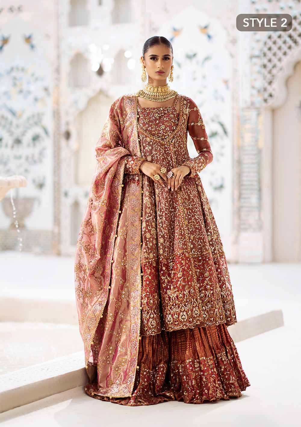 Aik Atelier | Wedding Festive 24 | LOOK 08 -  Aik Atelier Bridal - Original Designer Dress - House of Maryam
