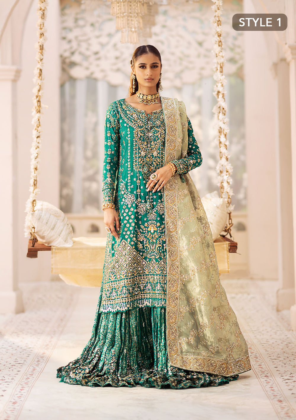 Aik Atelier | Wedding Festive 24 | LOOK 09 -  Aik Atelier Bridal - Original Designer Dress - House of Maryam