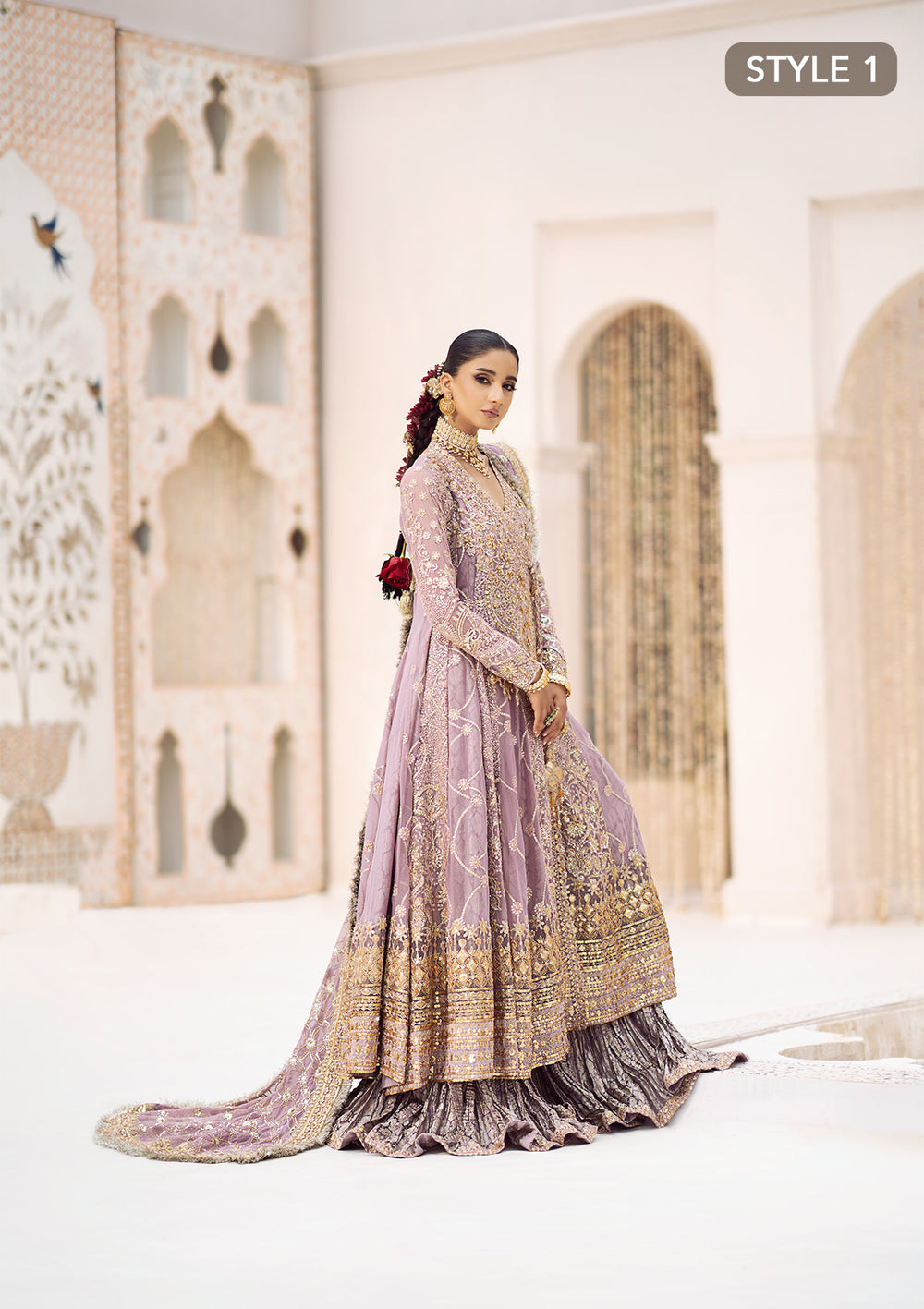 Aik Atelier Look 10 embroidered chiffon suit, photo 8