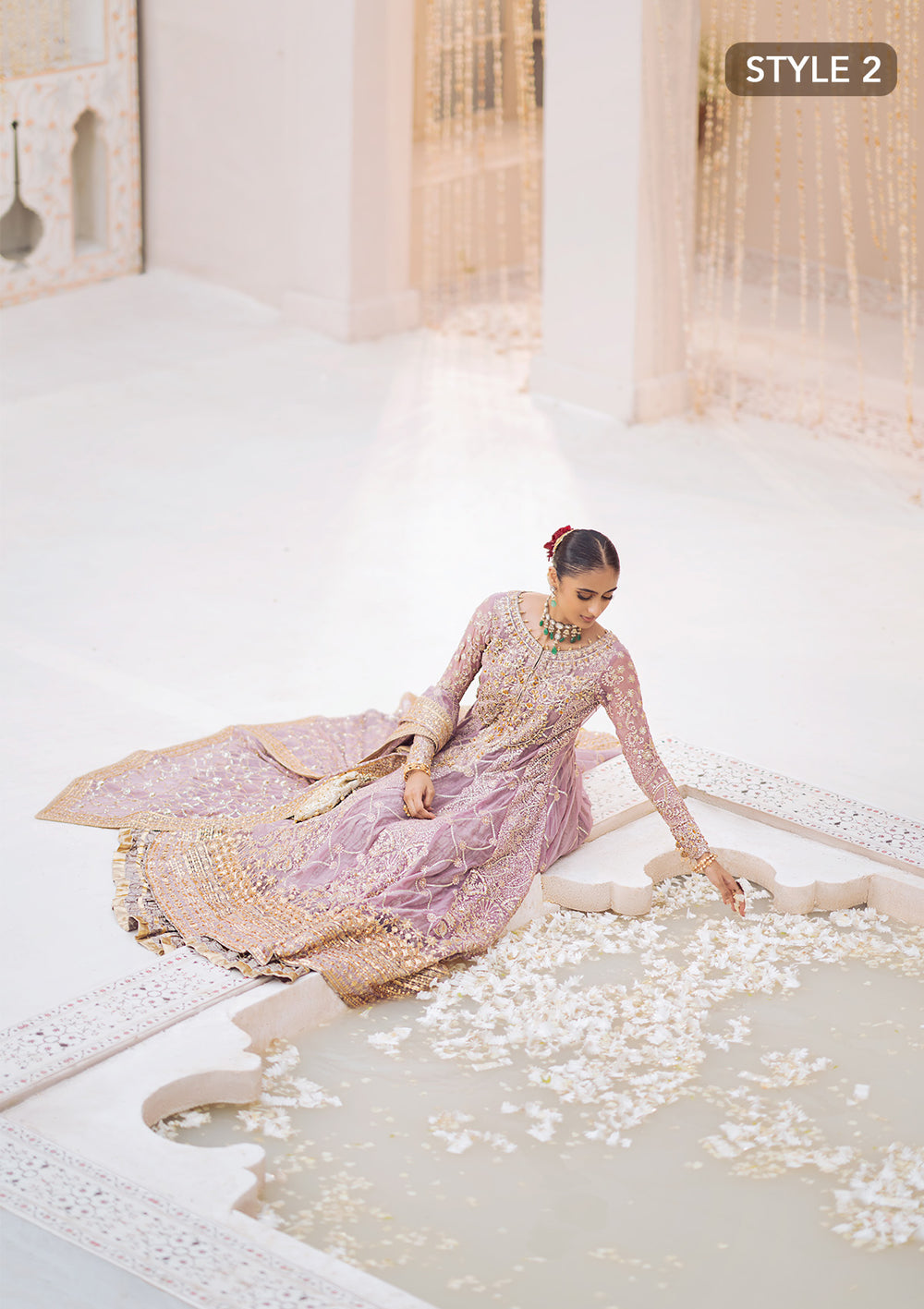 Aik Atelier Look 10 embroidered chiffon suit, photo 4