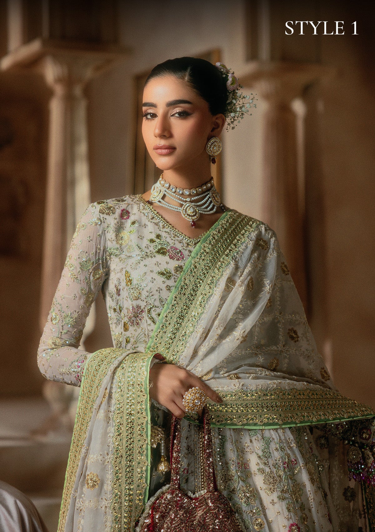 Aik Atelier | Wedding Festive '26 Vol. 2 | Look B2602, White, image 4