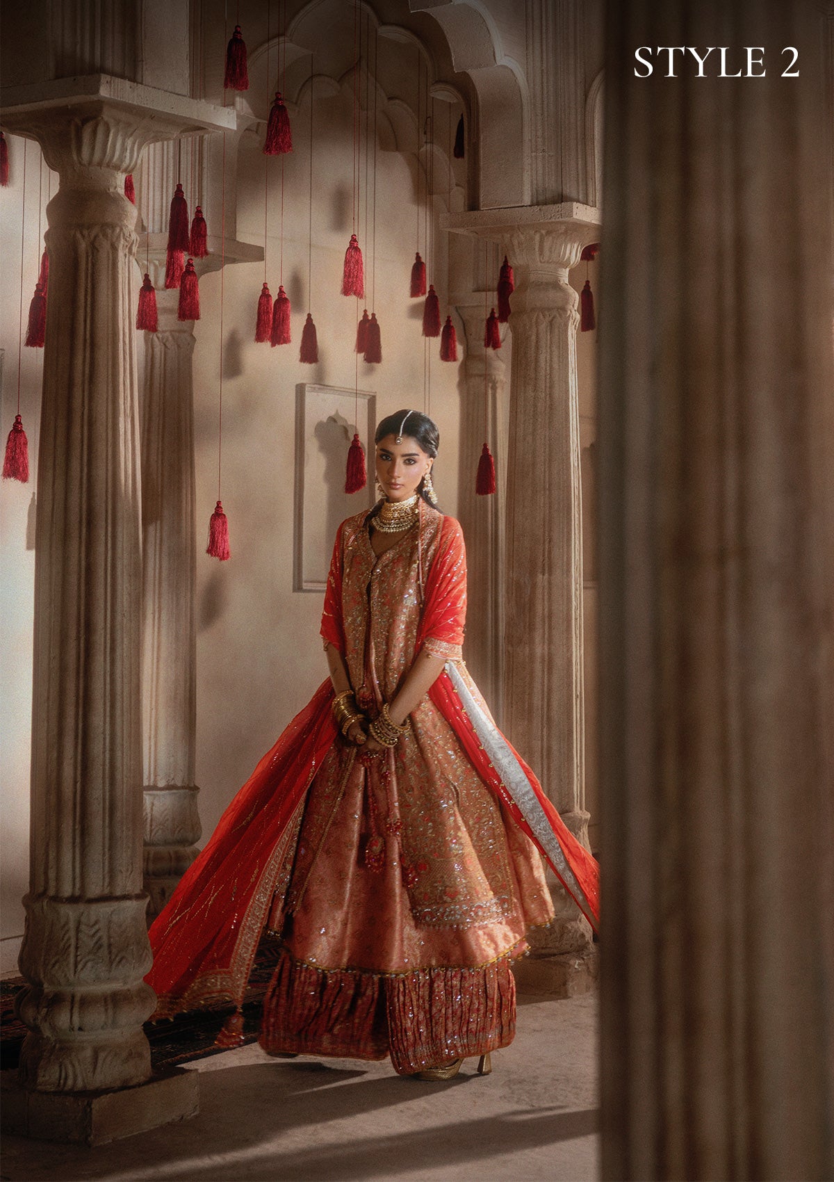 Aik Atelier | Wedding Festive '26 Vol. 2 | Look B2606, Peach, image 7