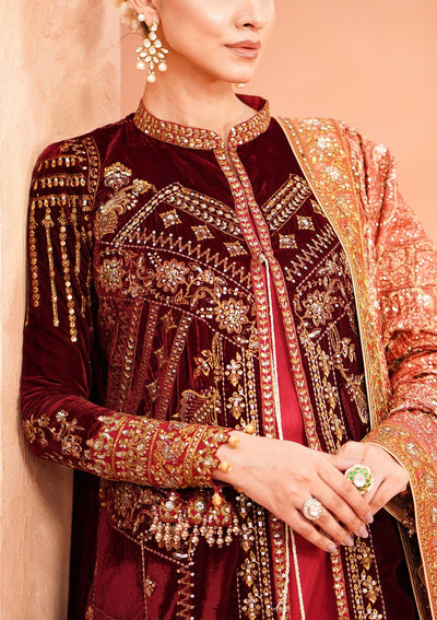 Aik Atelier | Zardozi Velvet 23 | 03 -  Aik Atelier Formal - Original Designer Dress - House of Maryam