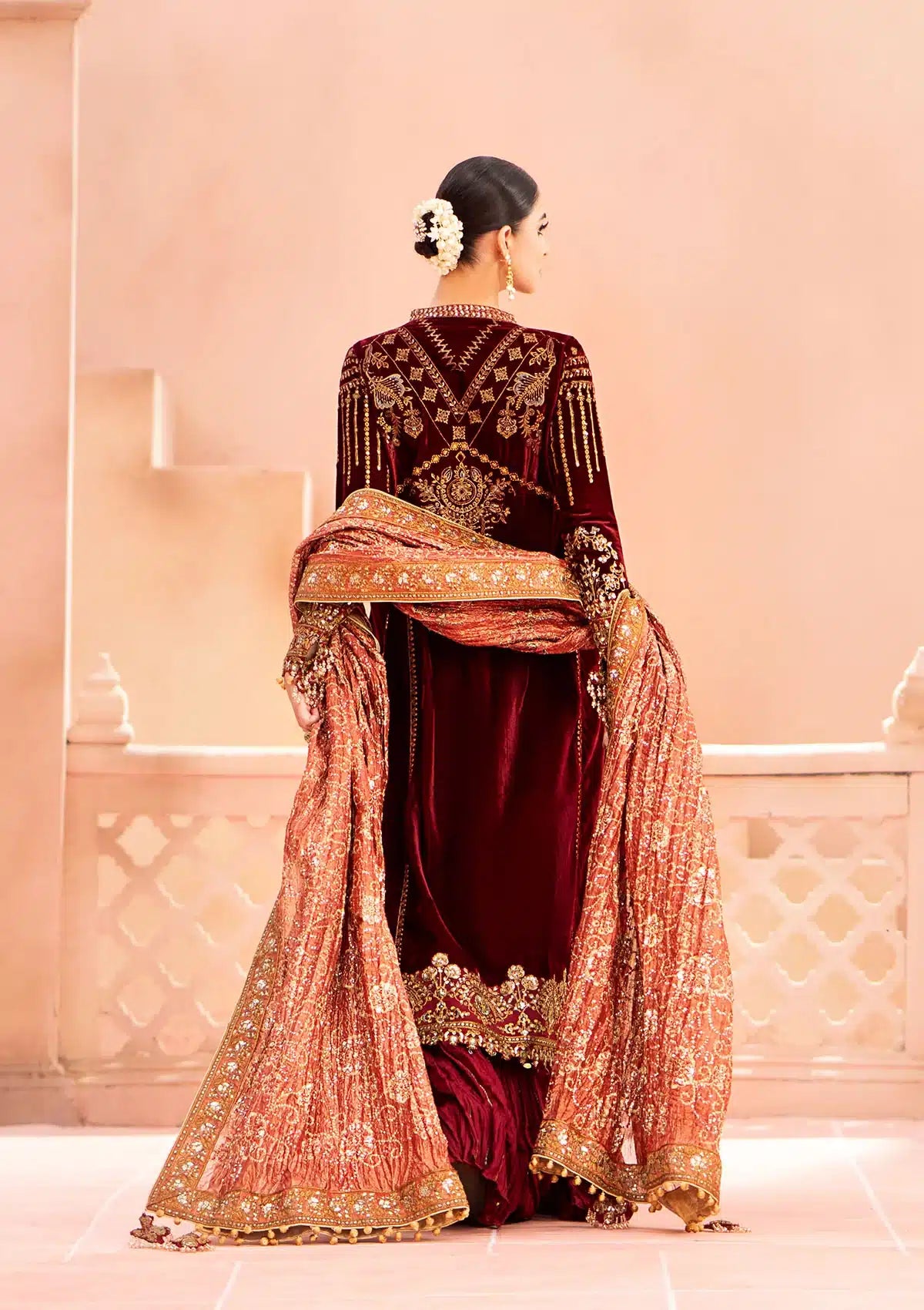 Aik Atelier | Zardozi Velvet 23 | 03 -  Aik Atelier Formal - Original Designer Dress - House of Maryam