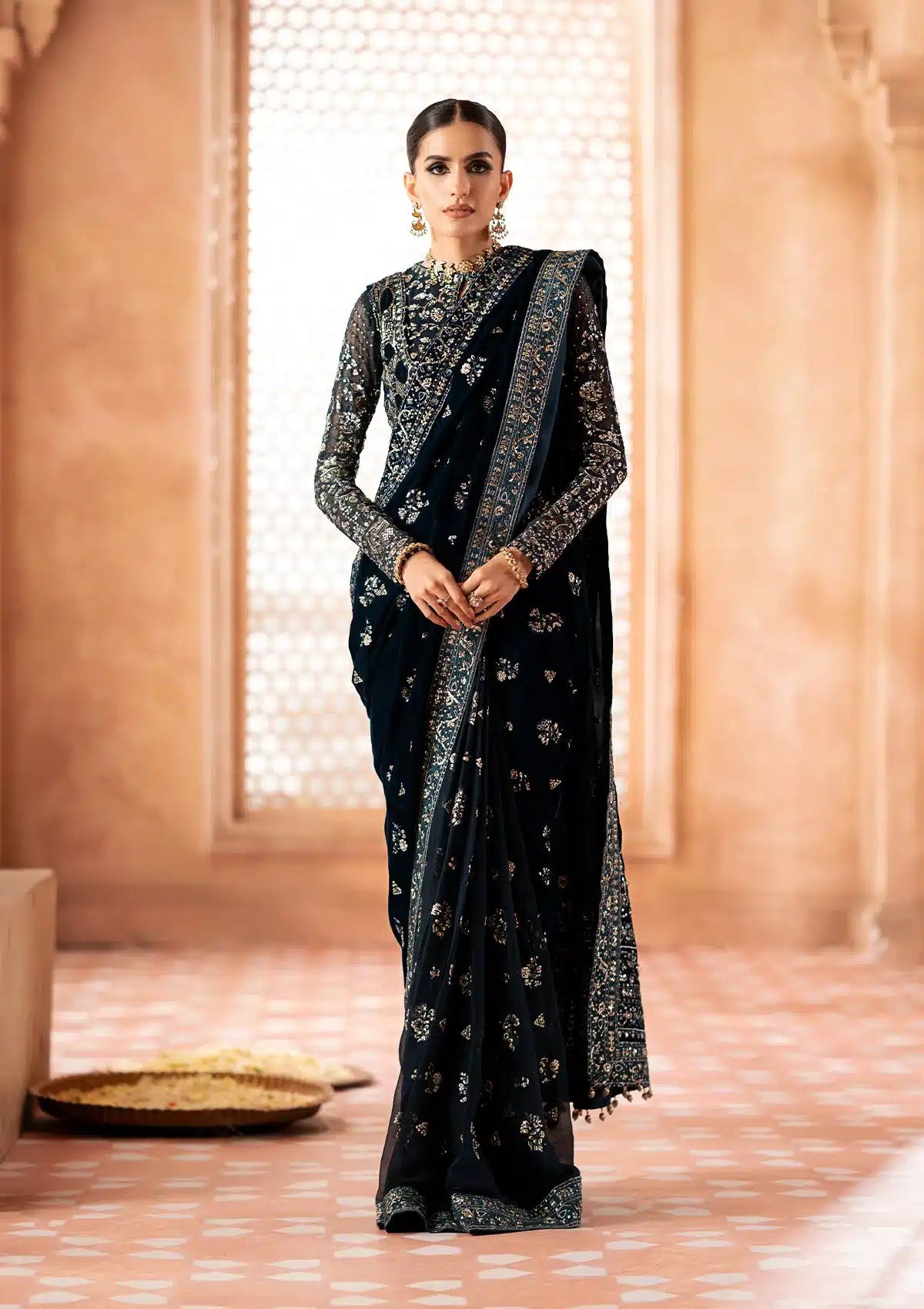 Aik Atelier | Zardozi Velvet 23 | 06 -  Aik Atelier Formal - Original Designer Dress - House of Maryam