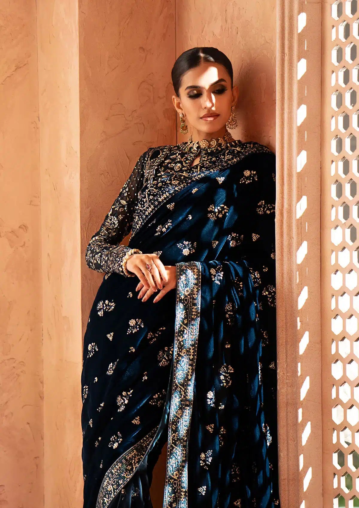 Aik Atelier | Zardozi Velvet 23 | 06 -  Aik Atelier Formal - Original Designer Dress - House of Maryam
