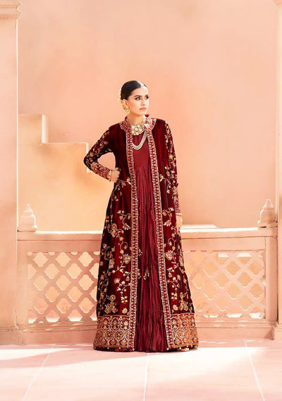 Aik Atelier | Zardozi Velvet 23 | 07 -  Aik Atelier Formal - Original Designer Dress - House of Maryam