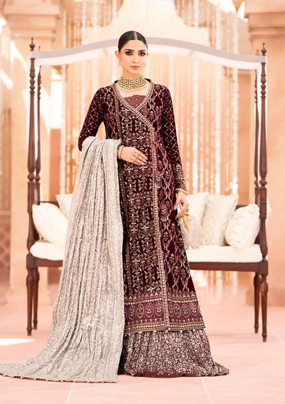 Aik Atelier | Zardozi Velvet 23 | 08 -  Aik Atelier Formal - Original Designer Dress - House of Maryam