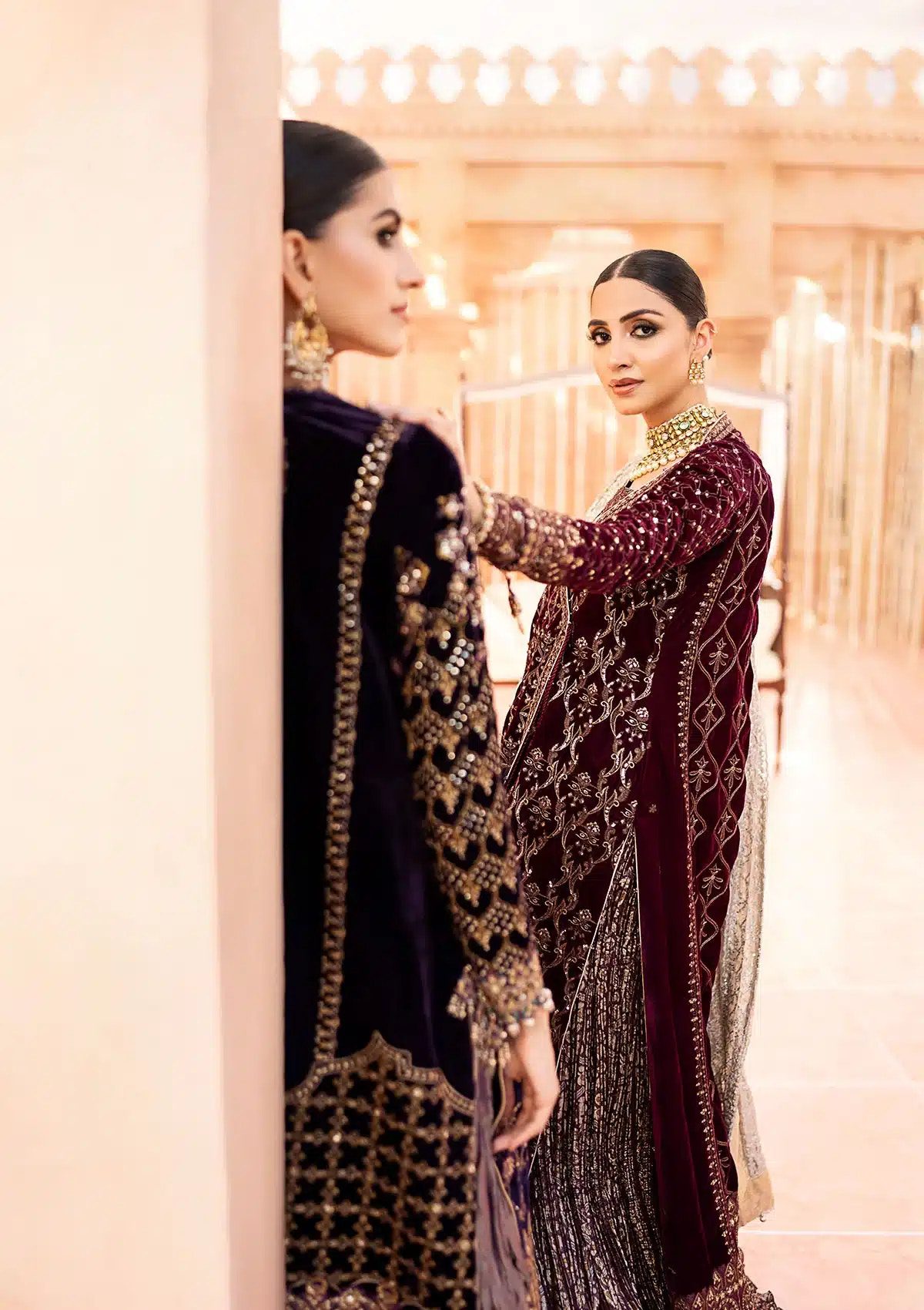 Aik Atelier | Zardozi Velvet 23 | 08 -  Aik Atelier Formal - Original Designer Dress - House of Maryam