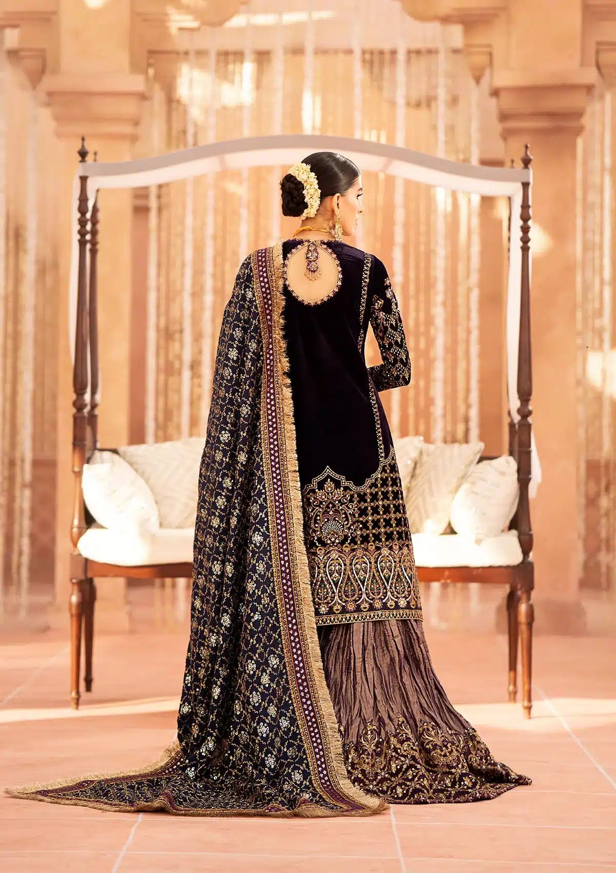Aik Atelier | Zardozi Velvet 23 | 09 -  Aik Atelier Formal - Original Designer Dress - House of Maryam