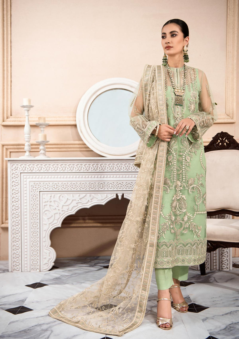 Aik Atelier | Formals Collection | LUMIERE - LOOK 03 -  Aik Atelier Formal - Original Designer Dress - House of Maryam