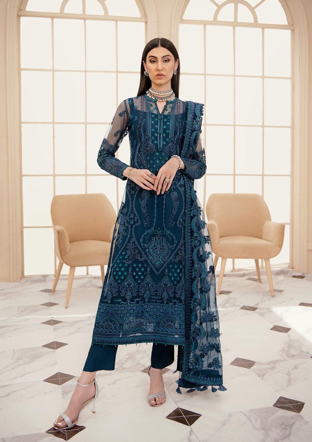 Aik Atelier | Formals Collection | LUMIERE - LOOK 07 -  Aik Atelier Formal - Original Designer Dress - House of Maryam