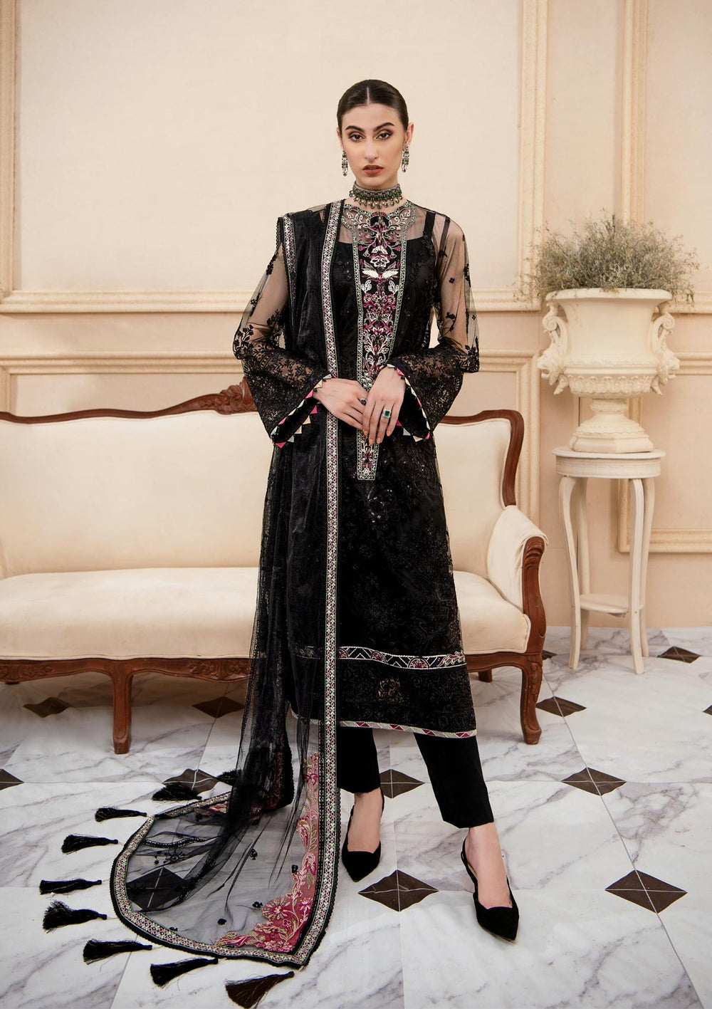 Aik Atelier | Formals Collection | LUMIERE - LOOK 02 by Designer Aik Atelier - House of Maryam - Pakistani Designer Ethnic Wear in {{ shop.shopifyCountryName }}