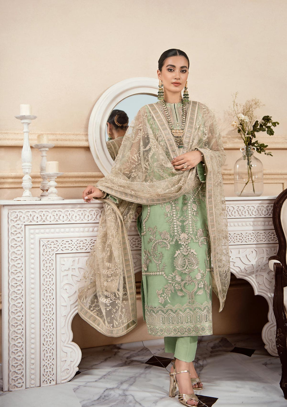 Aik Atelier | Formals Collection | LUMIERE - LOOK 03 by Designer Aik Atelier - House of Maryam - Pakistani Designer Ethnic Wear in {{ shop.shopifyCountryName }}