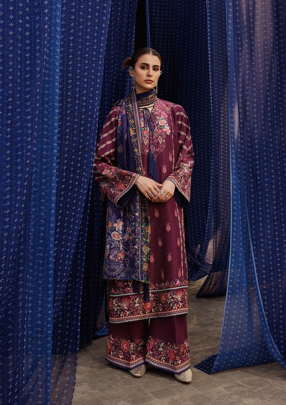 Aik Atelier | Roz Khaddar | AIK ROZ '25 D2 - LOOK 04