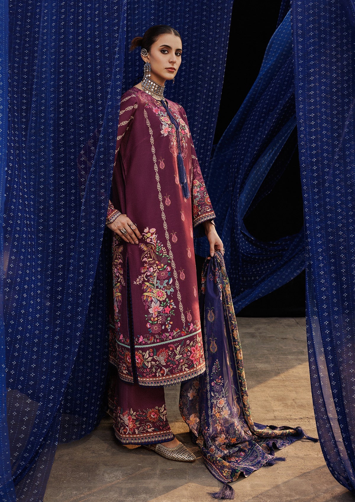 Aik Atelier | Roz Khaddar | AIK ROZ '25 D2 - LOOK 04, image 3