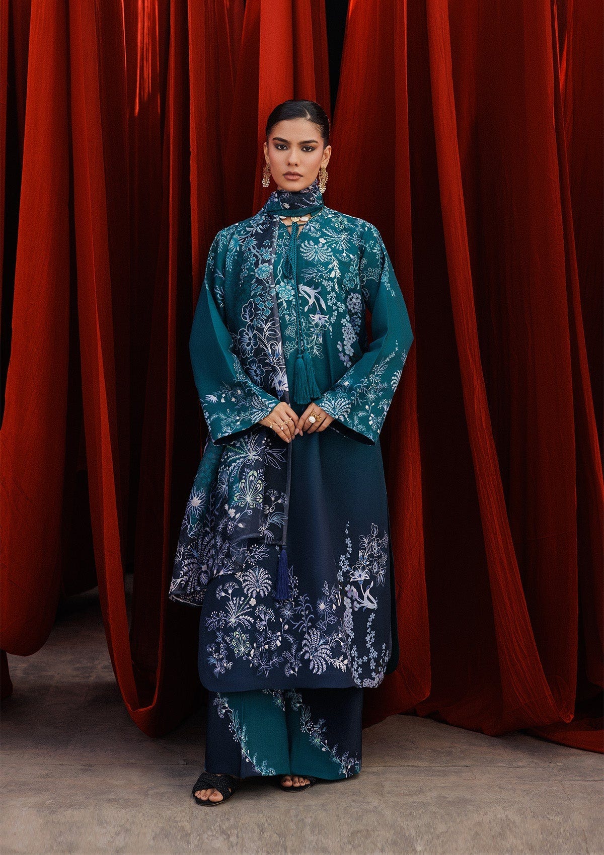 Aik Atelier | Roz Khaddar | AIK ROZ '25 D2 - LOOK 07