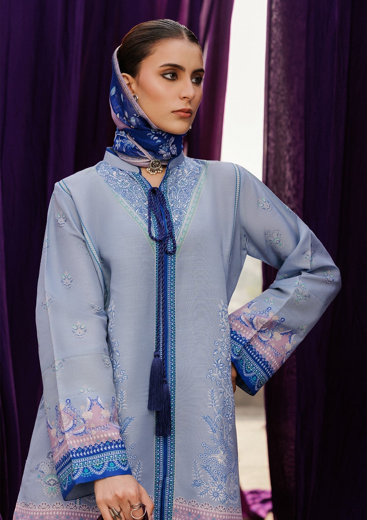 Aik Atelier | Roz Khaddar |  AIK ROZ '25 D2 - LOOK 08-6