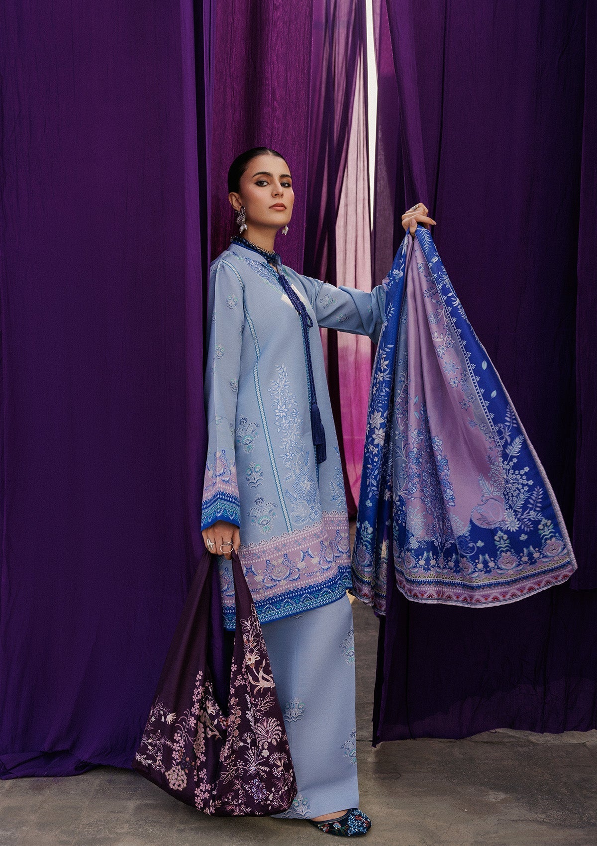 Aik Atelier | Roz Khaddar |  AIK ROZ '25 D2 - LOOK 08-3