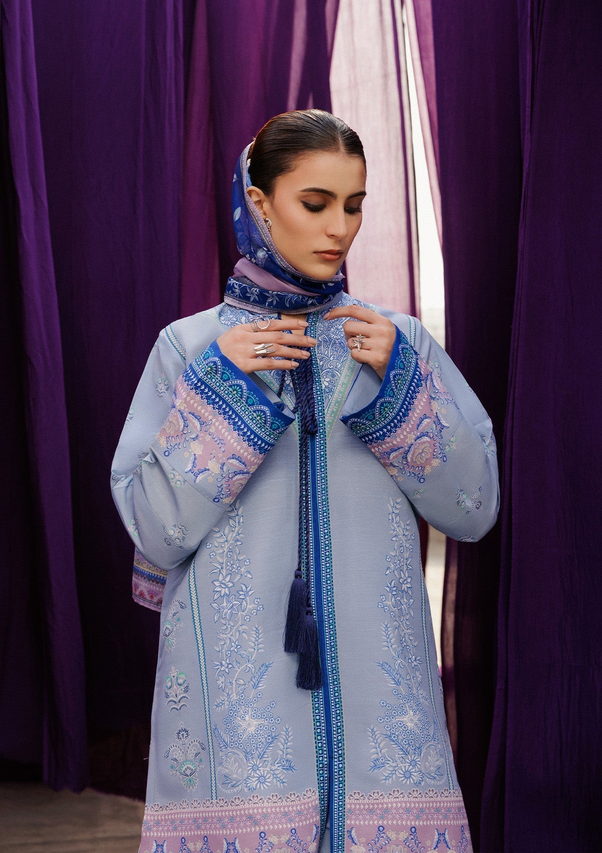 Aik Atelier | Roz Khaddar |  AIK ROZ '25 D2 - LOOK 08-5