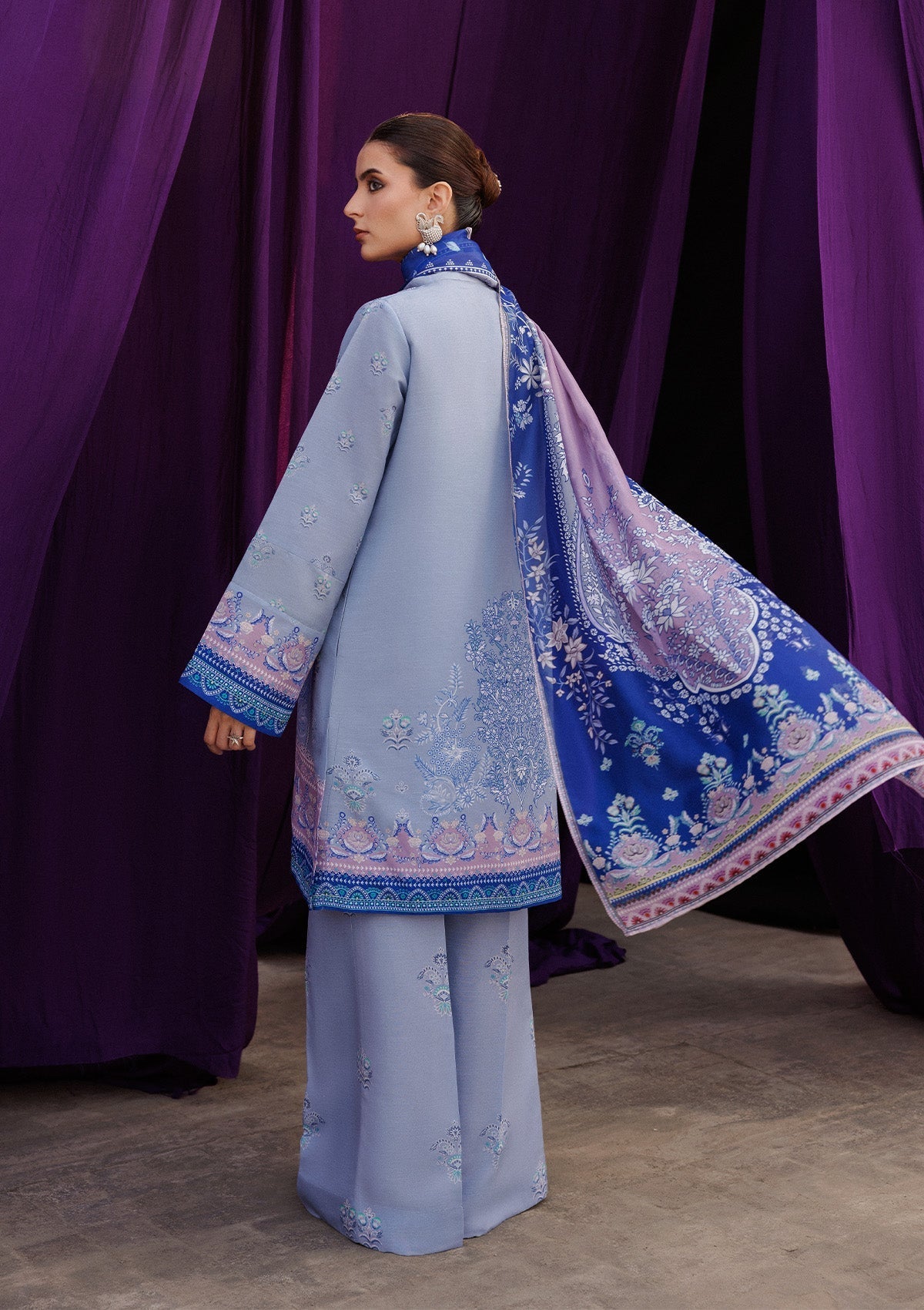 Aik Atelier | Roz Khaddar |  AIK ROZ '25 D2 - LOOK 08-2