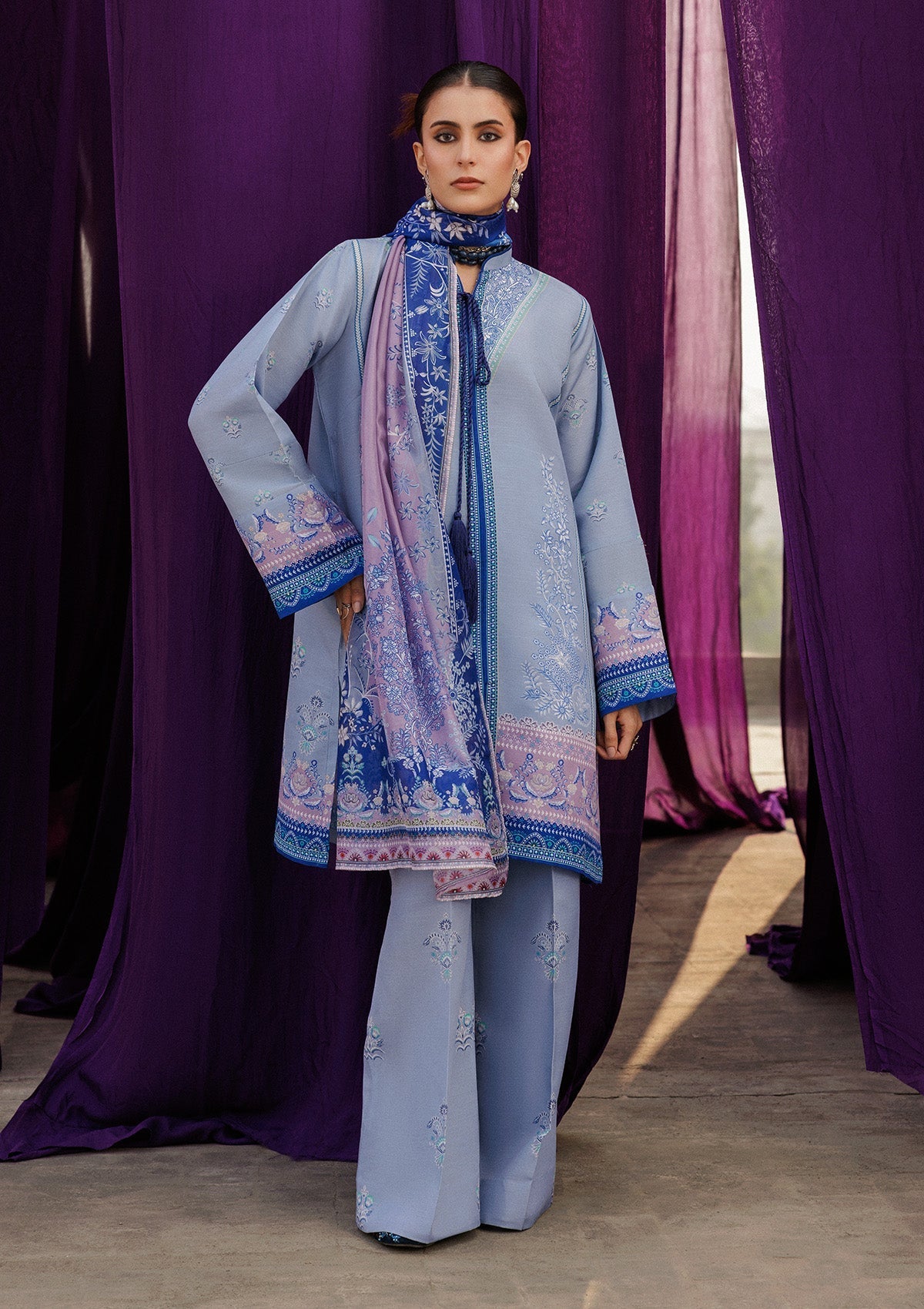 Aik Atelier | Roz Khaddar |  AIK ROZ '25 D2 - LOOK 08-4